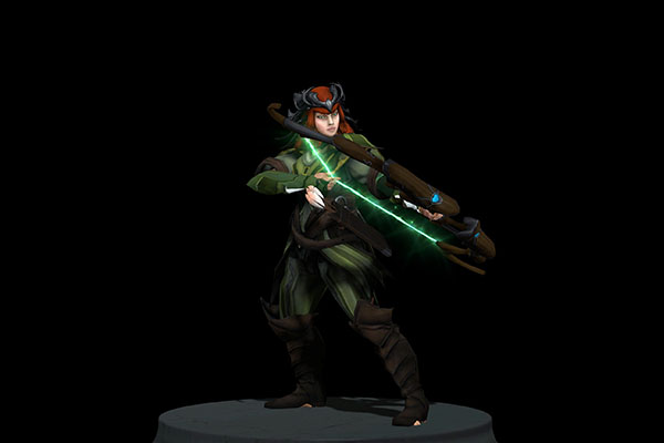 Windranger - Artemis Green Style