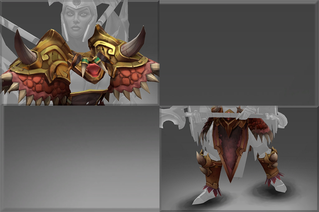 Legion commander - Crimsonwing Slayer Shoulders And Belt