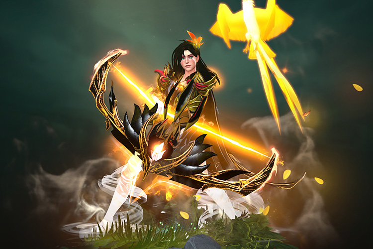 Windranger - Custom Arcana Windranger Autumn Megapack